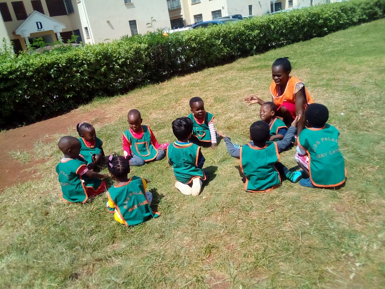 Children enjoying outdoor play